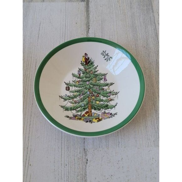 Spode dessert bowl Christmas tree 2002 Xmas decor - Picture 1 of 5